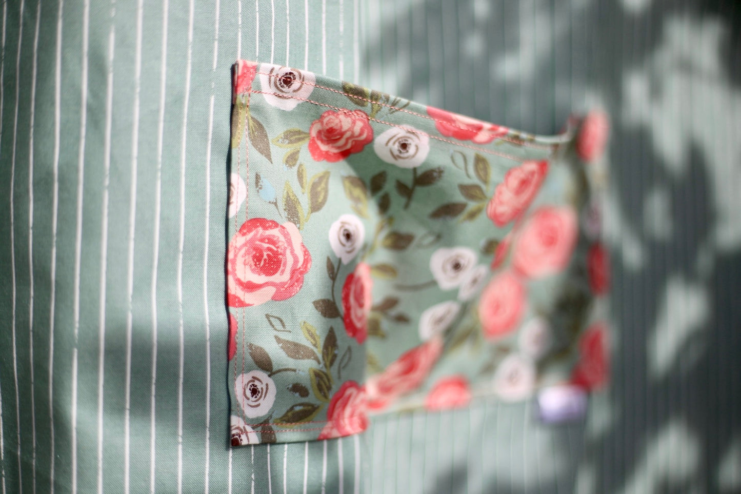 Apron - Teal Stripes