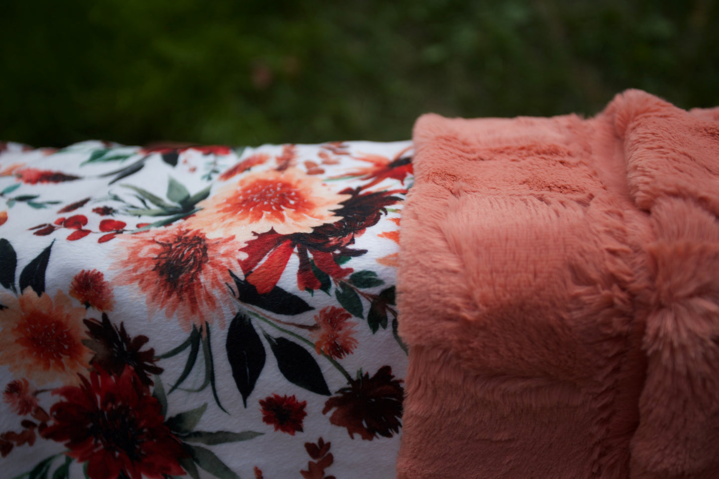 Fall Floral Throw