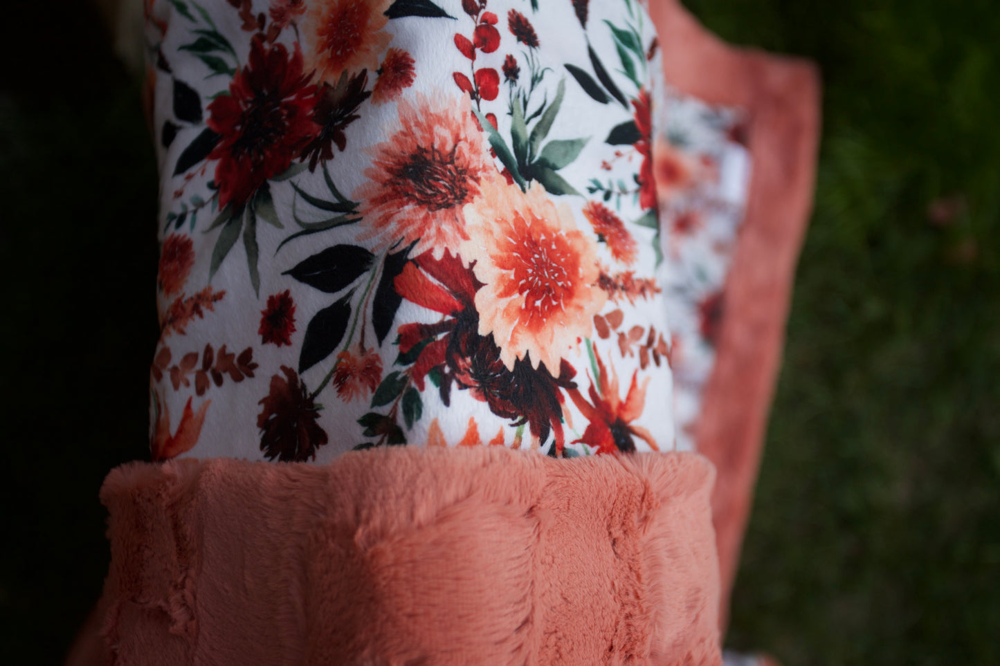 Fall Floral Throw