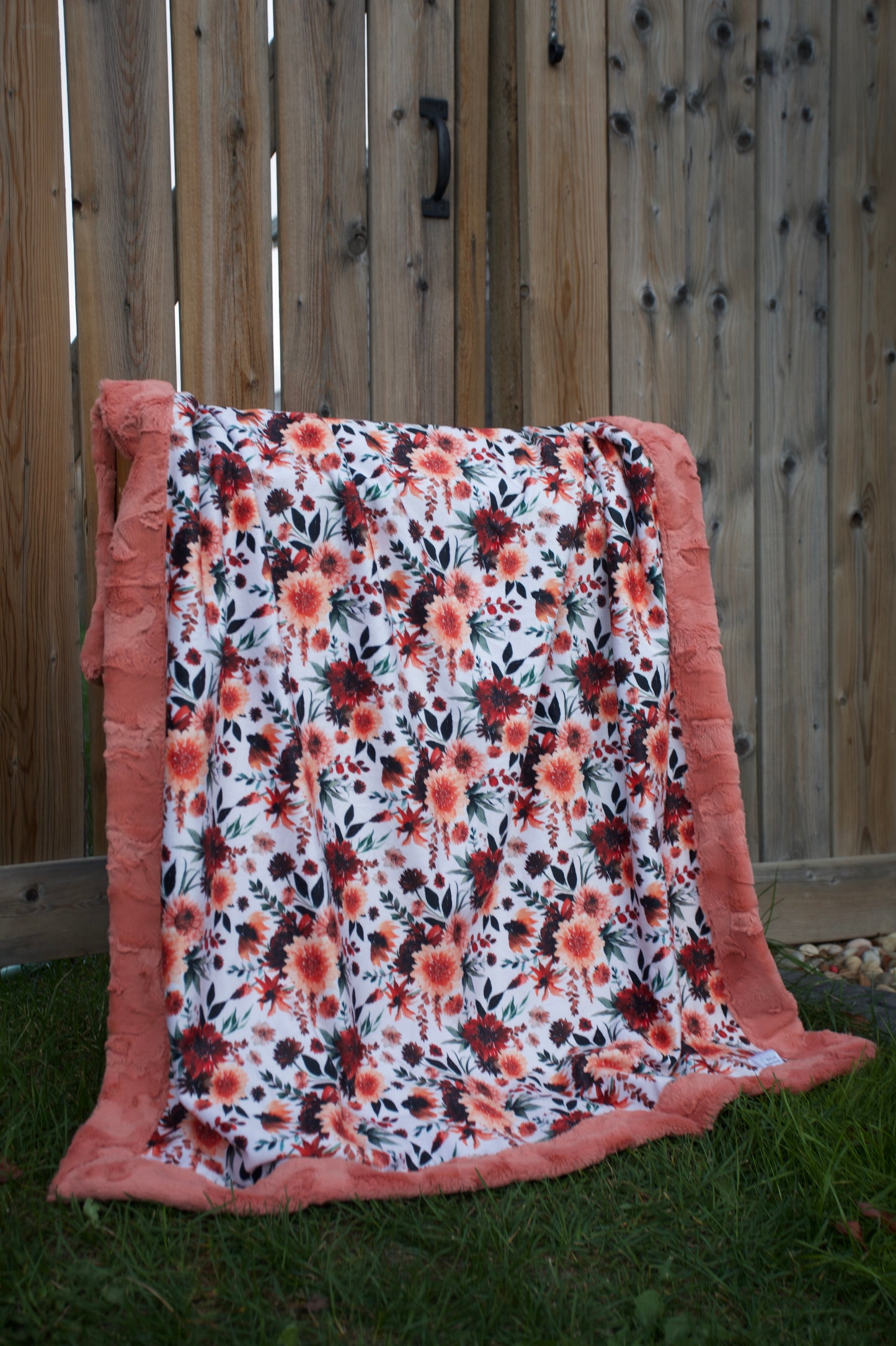 Fall Floral Throw